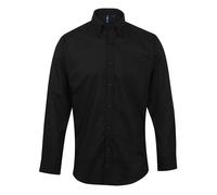 Long Sleeve Oxford Shirt Easy Care Wrinkle Resistant Sami Fitted by Premier