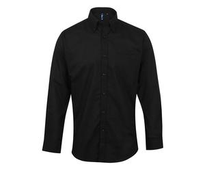 Long Sleeve Oxford Shirt Easy Care Wrinkle Resistant Sami Fitted by Premier