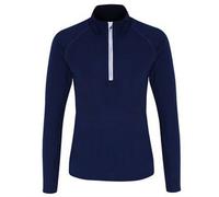 Long Sleeve Performance Quarter Zip Top TriDri Navy M
