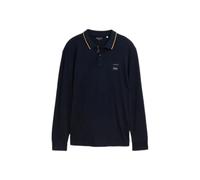 Long sleeve pique polo shirt Tom Tailor Bleu S