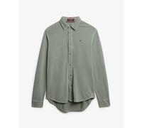 Long-sleeve pique shirt Superdry Vintage Destroy Vert S