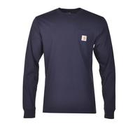 Long Sleeve Pocket T Shirt Dark Navy, Large
