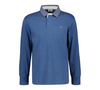 Long Sleeve Polo Gant Classic Heavy Rugger Bleu XL