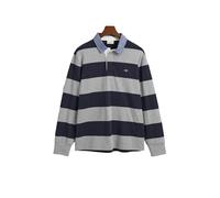Long Sleeve Polo Gant Classic Heavy Rugger Gris M
