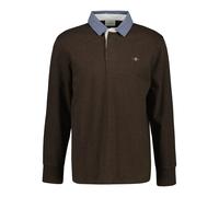 Long Sleeve Polo Gant Classic Heavy Rugger Marron L