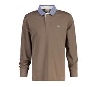 Long Sleeve Polo Gant Classic Heavy Rugger Marron XL