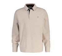 Long Sleeve Polo Gant Light Sacker Rib Marron XL