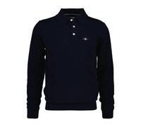Long Sleeve Polo Gant Superfine Bleu XL