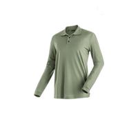 Maier Sports Ulrich Long Sleeve Polo Green 3XL Men