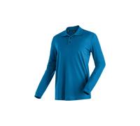 Long Sleeve Polo Maier Sports Ulrich Bleu M