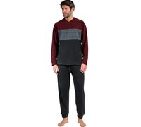 Long Sleeve Polo Pyjama with Trousers Admas Royals Rouge L