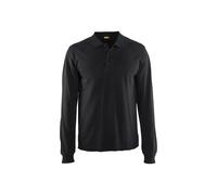 Long sleeve Polo shirt Blaklader Noir 2XL