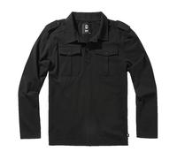 Long sleeve polo shirt Brandit Willis Noir 3XL