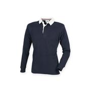 Long sleeve polo shirt Front Row Superfit Bleu M