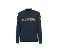 Long sleeve polo shirt La Martina Jersey Bleu M