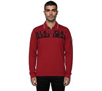 Long sleeve polo shirt Napapijri Archive Rouge 3XL