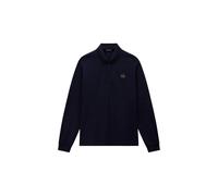 Long sleeve polo shirt Napapijri E-Badge Bleu 3XL