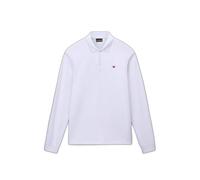 Napapijri Ealis Long Sleeve Polo White 2XL Men