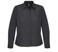 Long Sleeve Poplin Blouse Part Recycled Polycotton Ladies Shirt by Sols