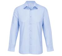 Long Sleeve Poplin Fitted Shirt Part Recycled Polycotton by Sols
