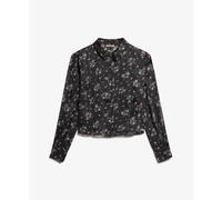 Superdry Womens Sheer Sparkle Printed Blouse