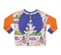 Long Sleeve Pterodactyl Wings T-shirt Child Raspberry Republic Dino Riders Rainbow Blanc 8/9 ans