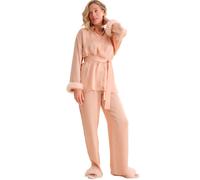 Long sleeve pyjama for women Lisca Passion Rose 46