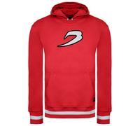 Long Sleeve Red Pullover Hoodie BoxRaw Red M