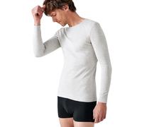 Damart Men's T-Shirt Col Rond Maille Classique Thermolactyl Thermal Top, Flecked Grey, L