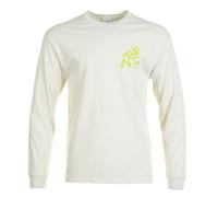 Gramicci - Organic cotton T-shirt - Running Man LS Tee Pigment Dyed Natural Pigment for Men - Size M - Beige Beige M