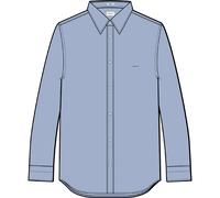 Long Sleeve Satin Shirt Gant Bleu L
