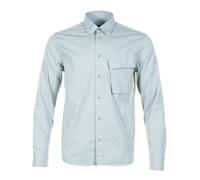 Long Sleeve Scale Shirt Quarry Blue, Large