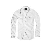 Brandit Slim Long Sleeve Shirt White M Men