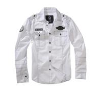 Brandit Luis Vintage Shirt Long Sleeve, Color: white, Size: L