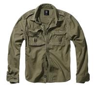 Brandit Vintage Long Sleeve Shirt Green XL Men