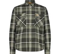CMP - Men's Flannel Shirt, Olive-Black-White, 54