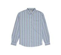 Long sleeve shirt Element Regular Oxford STR Bleu M