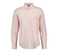GANT Men's Reg Classic Poplin Banker Shirt, Washed Pink, L