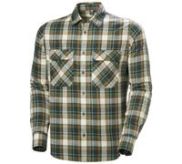 Helly Hansen Lokka Organic Flannel Long Sleeve Shirt Green S Man