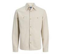 Long sleeve shirt Jack & Jones Blurayle Linen Bl. Beige M
