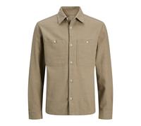 Long sleeve shirt Jack & Jones Blurayle Linen Bl. Vert L