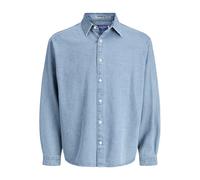 Jack & Jones Long Sleeve Shirt Jornorrebro LS Noos Denim Medium Blue M Men