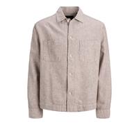 Jack & Jones Blamatt Linen Blend Overshirt