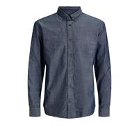 Long sleeve shirt Jack & Jones Richard Chambray Bleu S