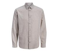 Long sleeve shirt Jack & Jones Summer Linen Gris XS