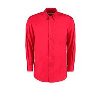 Long sleeve shirt Kustom Kit Premium Oxford Classic Fit Rouge XL