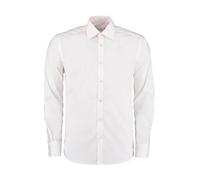 Long sleeve shirt Kustom Kit Slim Fit Business Blanc L