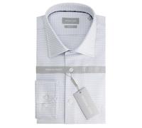 Long sleeve shirt Michael Kors 2Ply Dobby Check Modern Bleu 41