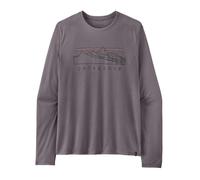 Long Sleeve Shirt Patagonia M's L/S Cap Cool Trail Shirt - Stratapeaks (May Grey) Men
