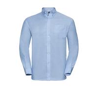 Long sleeve shirt Russell Athletic Oxford Bleu 6XL